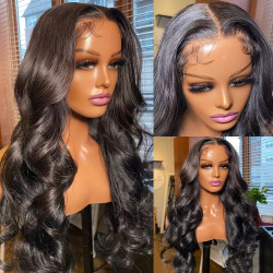 Body Wave Transparent Lace 13x4 Lace Front Wigs Brazilian Human Hair