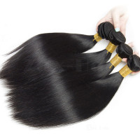 Silky Straight Brazilian Virgin 20 inches 3pcs Bundles Hair Wefts For Made Wigs