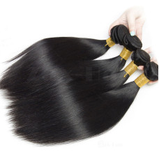 Silky Straight Brazilian Virgin 20 inches 3pcs Bundles Hair Wefts For Made Wigs