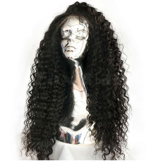 Curly Wig 26 inches 150% Density Transparent Full Lace Wigs Human Hair For Women Hot Sale